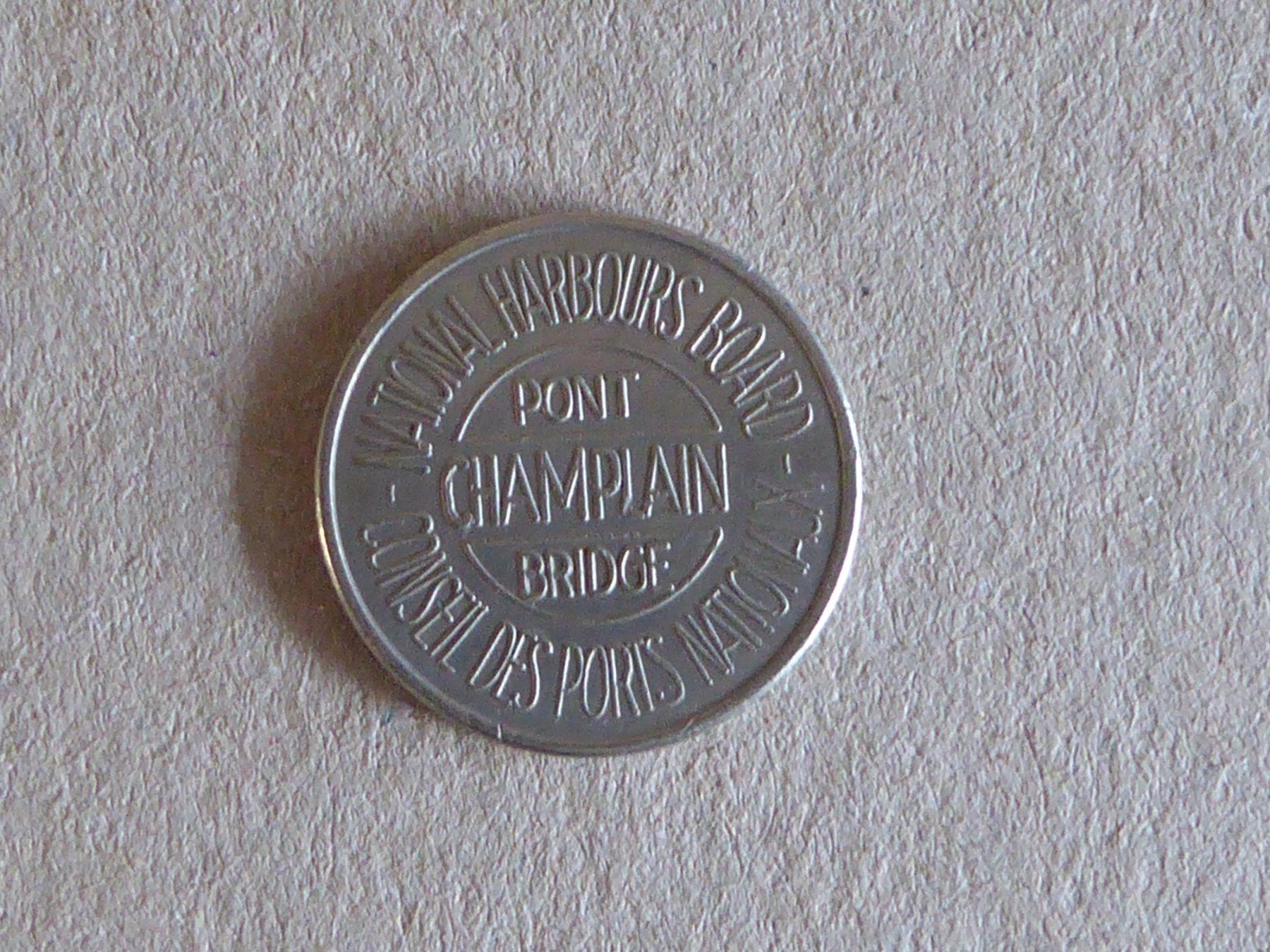 Medaglie: Jeton  Token  Canada  Point Champlian Bridge – Usato da Thun venduto da 427er