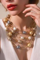 Vintage Faux Baroque Pearl Necklace