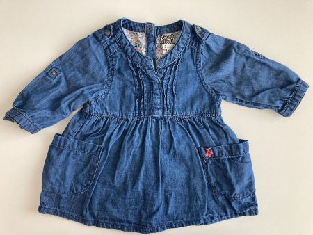 Süsses Jeanskleidchen / Blusenkleid, Gr. 62💗
