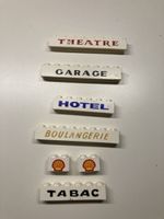 Vintage Lego Lot Schriftzüge - Garage - Hotel - Theatre ...