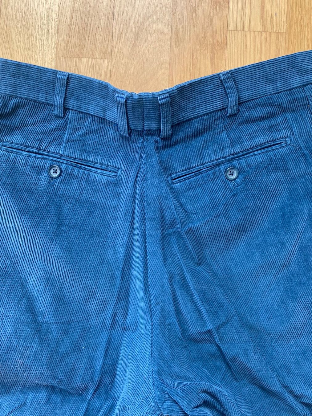 Pantaloni: schöne Manchester/Cord Hose Blau – Usato da Zürich venduto da Lauraflor 3