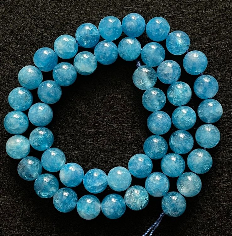 Sweet & Happy Girl’s Store Apatit-Edelsteinperlen Strang – 6 Mm, 15 Zoll, Natürliche Steine Für Schmuckherstellung