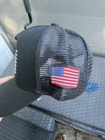 Schwarze Trucker Cap USA Flagge – neu & OVP – Snapback