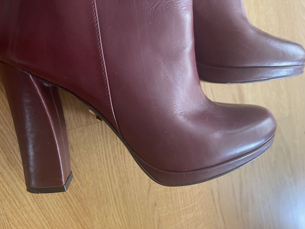 Scarpe da donna: Stiefel Leder Absatzschuhe Gr. 36-37 – Usato da Rüschlikon venduto da leo_mwz2 6
