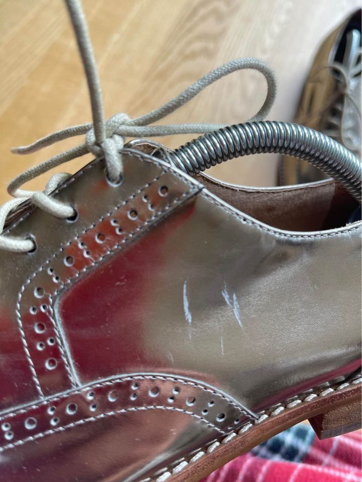Scarpe da donna: Madewell Leder Metallic Oxfords Gr. 37.5 – Difettoso da Basel venduto da PinkPong 3