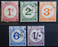 Ghana Porto Kat. 6-10 gest. 1958