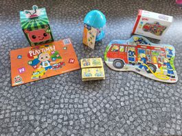 Kinder-Puzzle- & Spiele-Set (Goki Feuerwehr, Cocomelon u.a.)