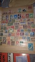 2 Alben Briefmarken Sammlung Vintage 