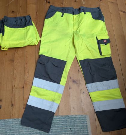 Arbeitshose Engel Neongelb/Grau Gr.54