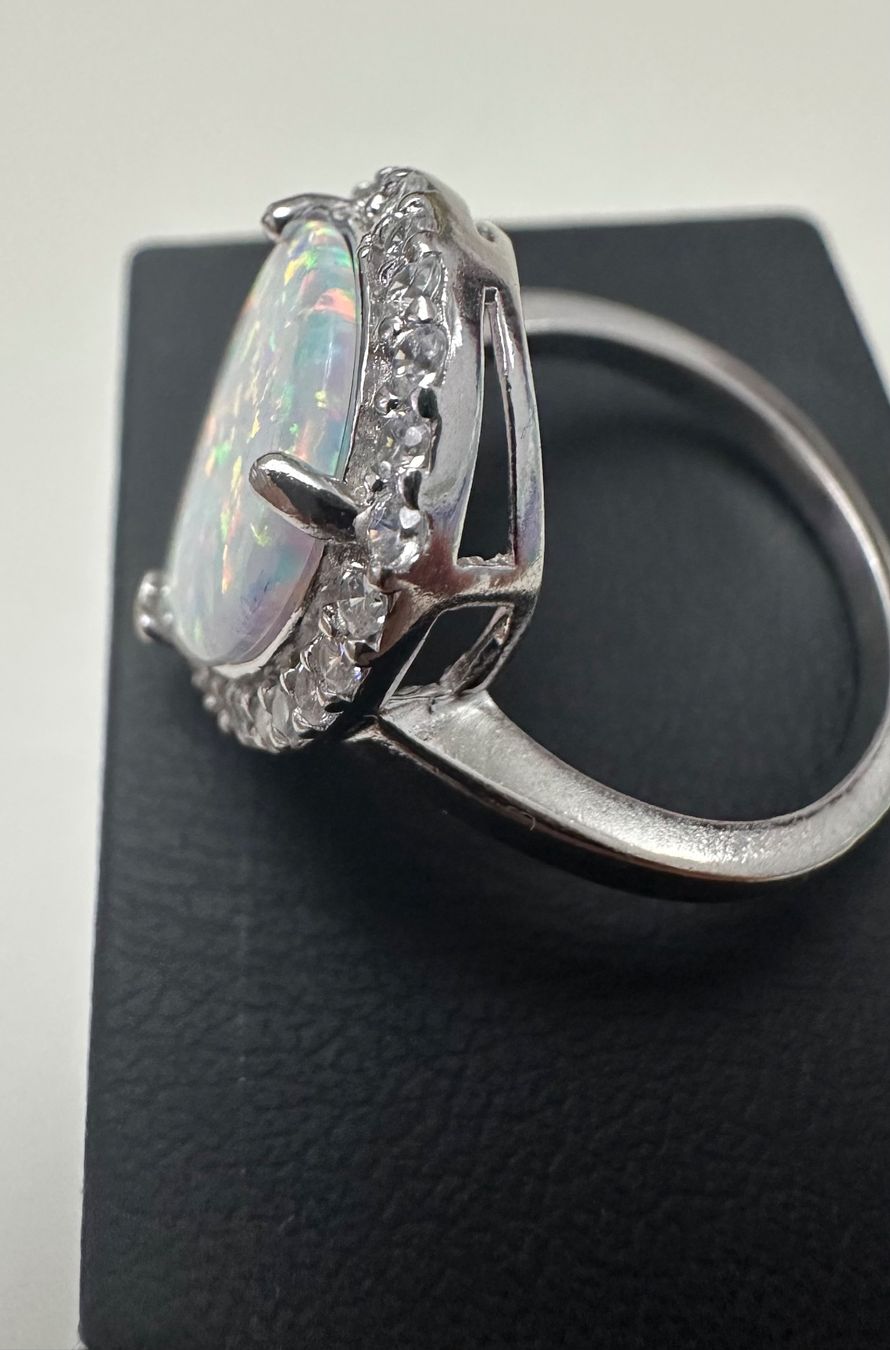 Anelli: Ring mit Opal Stein Silber,Grösse 55 – Nuovo e nell'imballaggio originale da Lenzburg venduto da BLNN 4