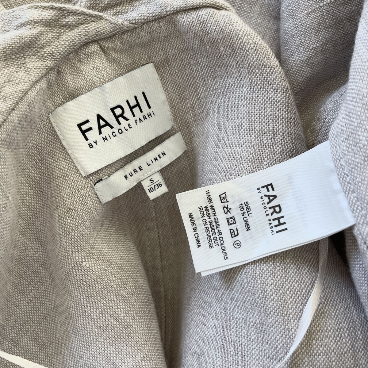 Cappotti: FARHI Linen Coat – Nuovo (secondo la descrizione) da Emmen venduto da Avviivva_Com2023 6