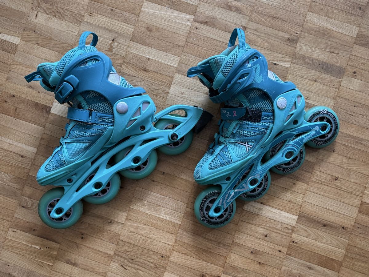 K2 Inline-Skating & Rollschuhe: Inlineskates K2 türkis Gr. 39 – Gebraucht aus Bassersdorf von montakar