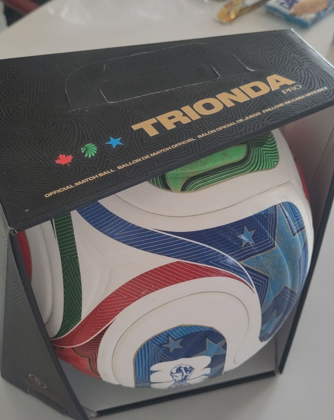 Adidas Palloni: TRIONDA PRO Fussball Ball – Nuovo e nell'imballaggio originale da Solothurn venduto da Samuel6