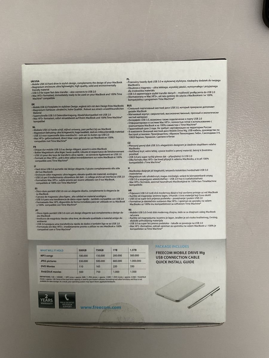 Apple Dischi rigidi: Mobile USB 3.0 Festplatte zu Mac Book – Usato da Goldach venduto da Goldacher1 4