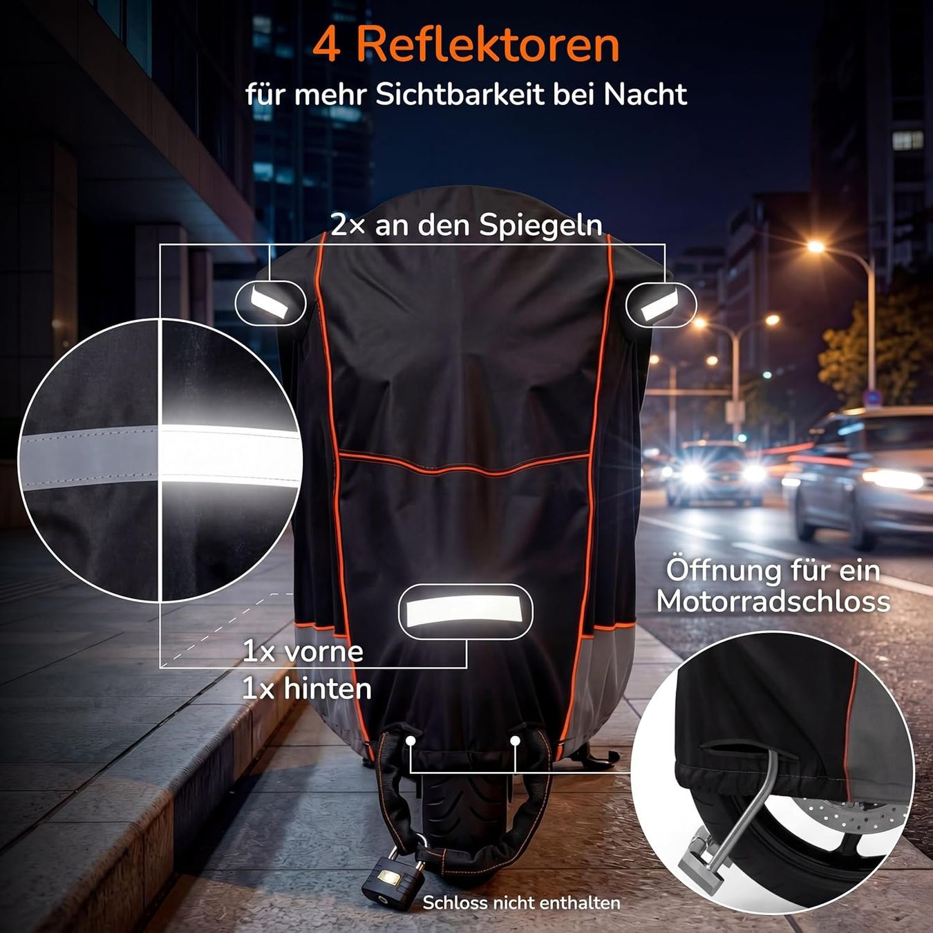 Teloni copertura moto: Motorrad Abdeckplane L wasserdicht abschliessbar 245cm – Nuovo e nell'imballaggio originale da Suhr venduto da SchnapperCH 5