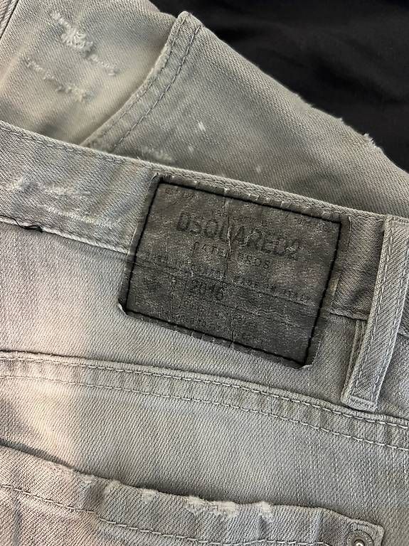 Jeans: Dsquared Jeans hellgrau distressed 50 – Usato da St Gallen venduto da rub_gk9g 2