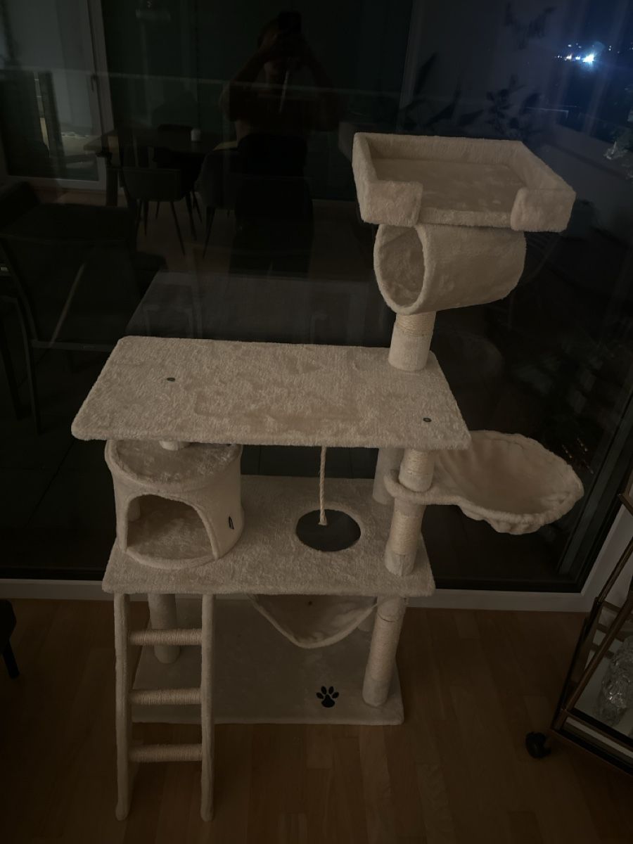 Arbres à chats: Cat Tree scratching post multi-level beige good condition – D'occasion à Buchs ZH par jil_p79h 1