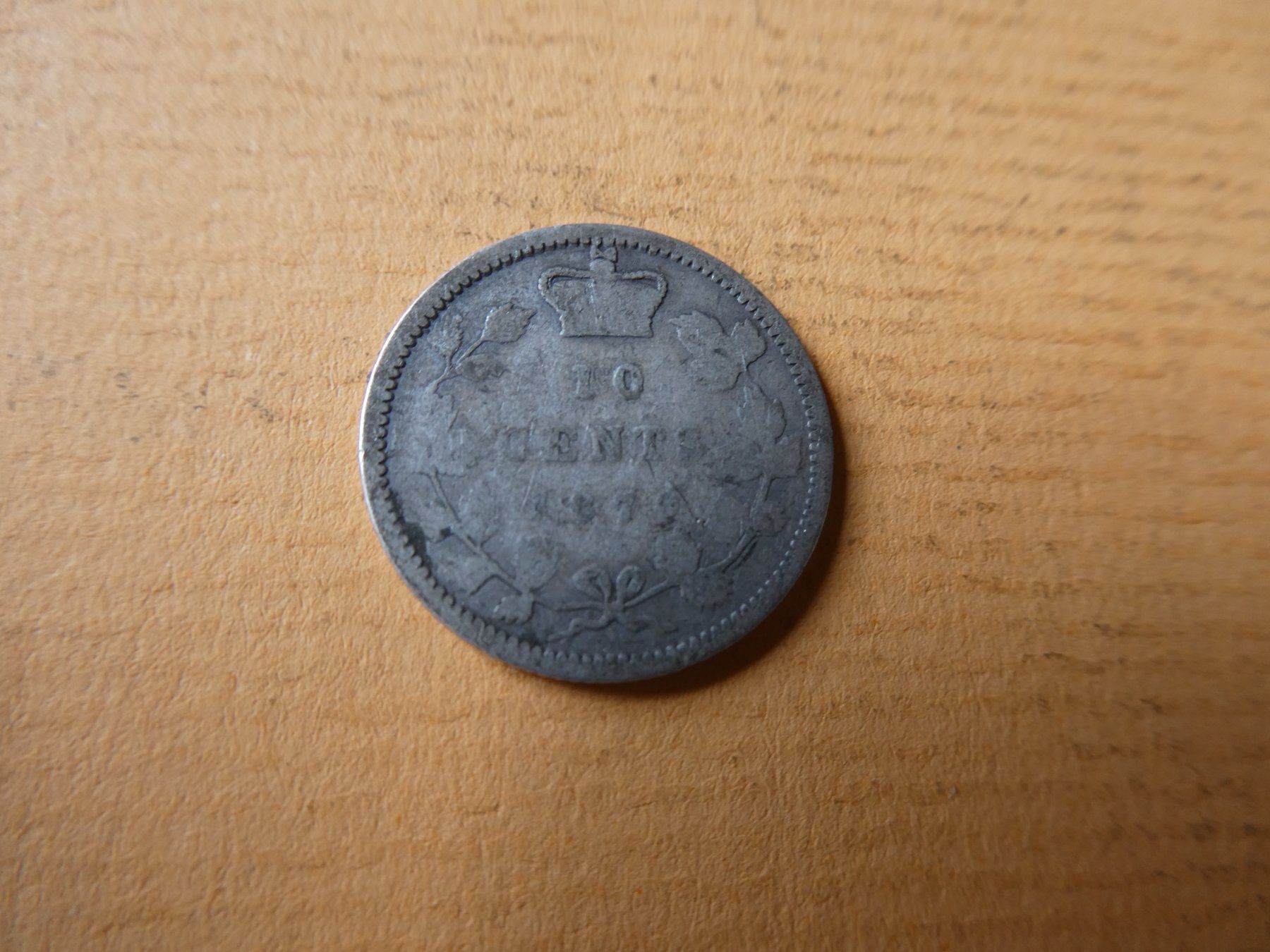 Tutti le monete: Canada 1870, 10 Cents     Silber – Usato da Hinterforst venduto da Rohusri 1