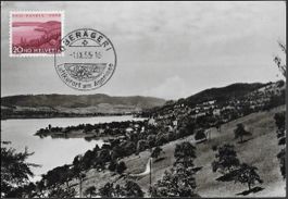 1955 Privat-MK ÄGERI-SEE B73 o 1.VIII. OBERÄEGRI top ab 1.-