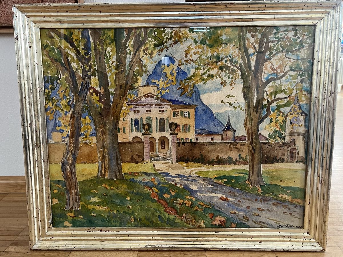 Tableaux: Aquarell von Adolf Tièche – D'occasion à Zürich par pat_vb56