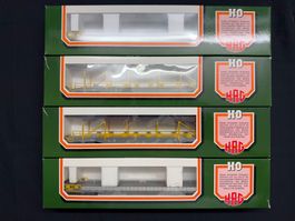 HAG H0 AC BLS Autozug-Set 4-teilig (2x 370 / 2x 375) mit OVP