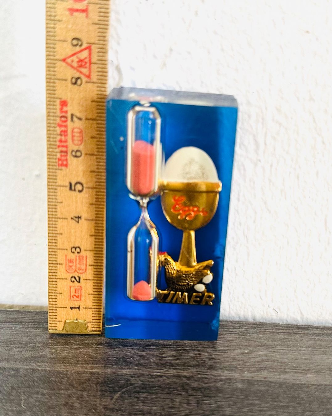 Elettrodomestici da cucina: Vintage Eieruhr, Sanduhr 3 Minuten, Lucite Egg Timer – Usato da Zürich venduto da brazerola 6