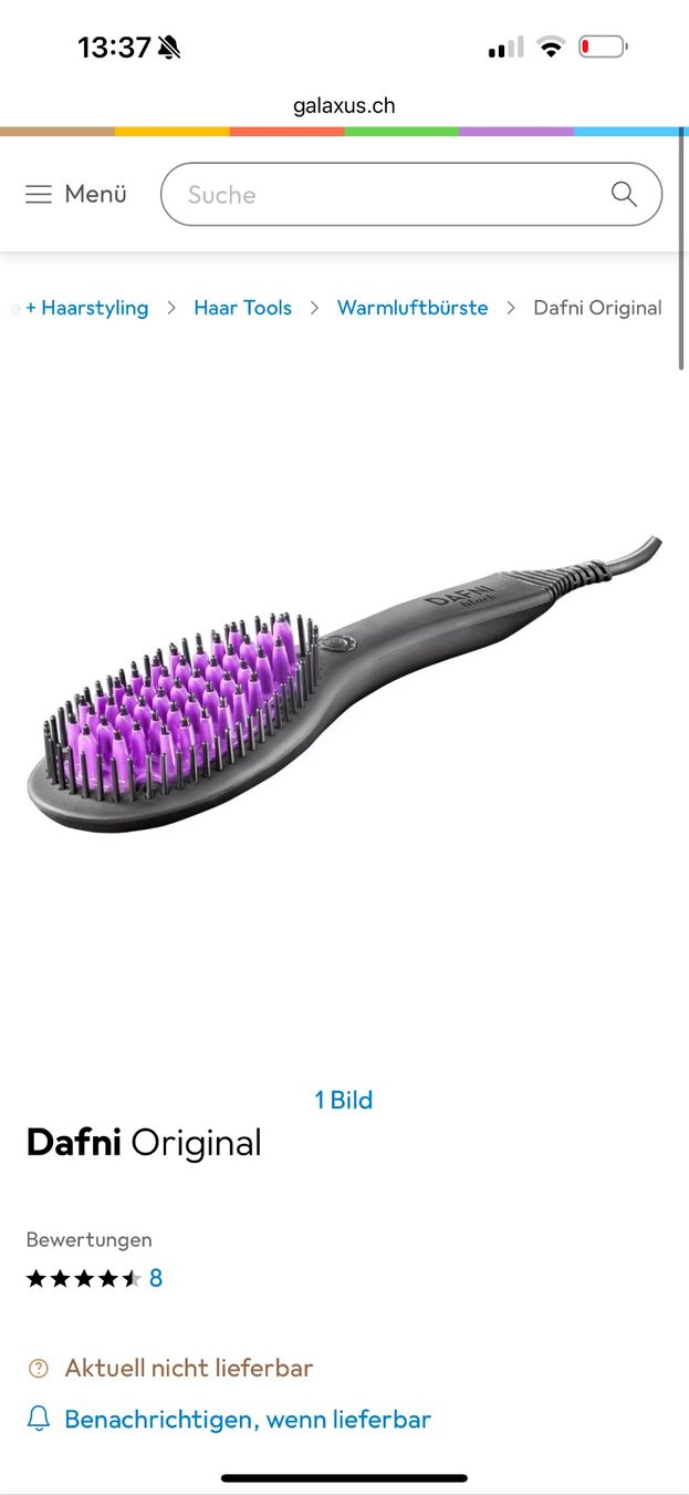 Altro per la cura dei capelli: Dafni Haarbürste Glätten – Nuovo e nell'imballaggio originale da Widen venduto da Nada. 2