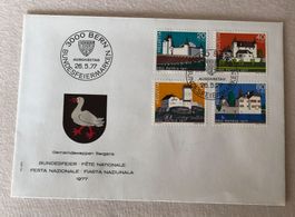 Pro Patria FDC 1977   Siehe Original Fotos.  