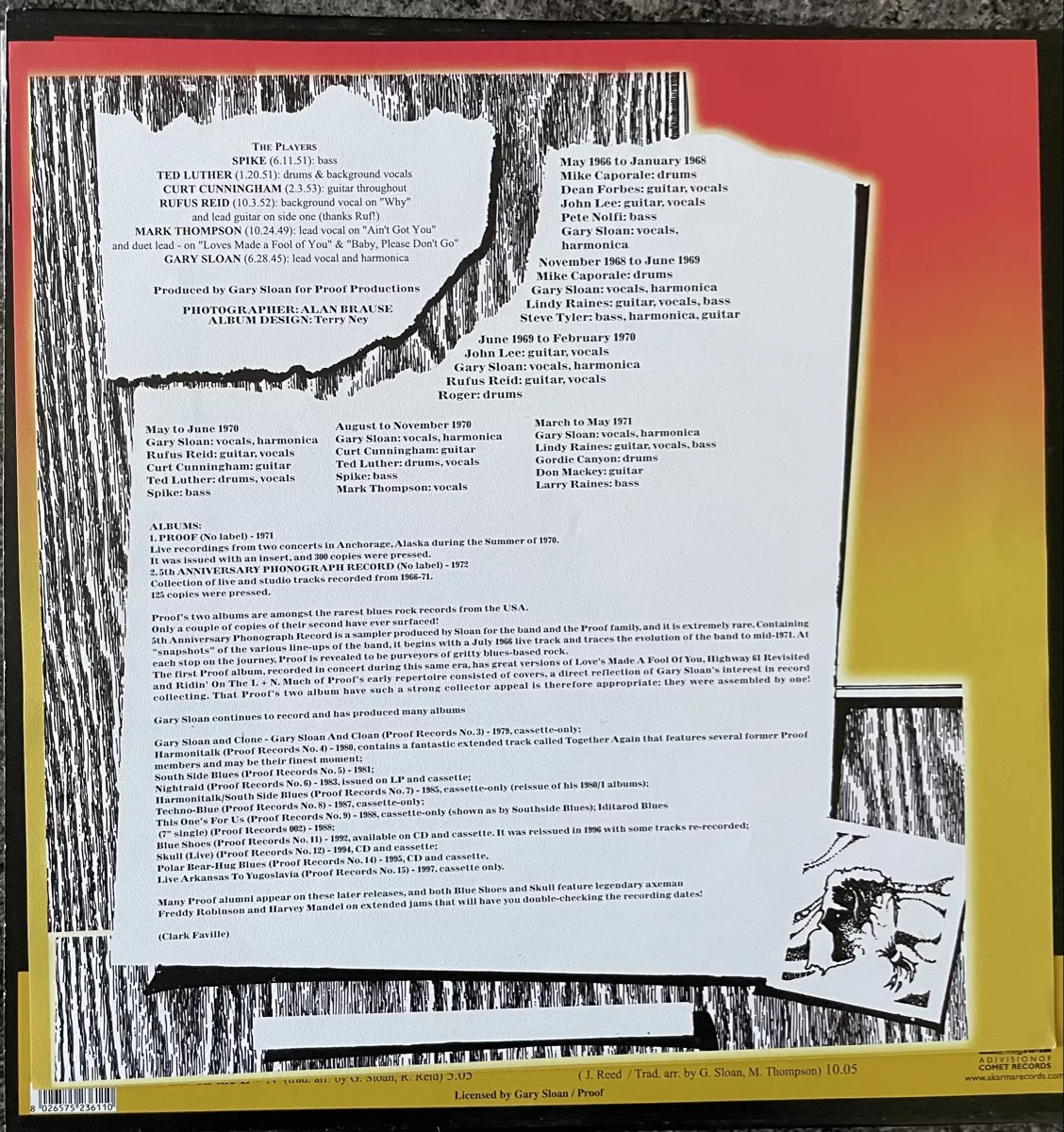 Schallplatten: Proof - same - AKARMA Vinyl LP – Gebraucht aus Olten von Bluespapst 4