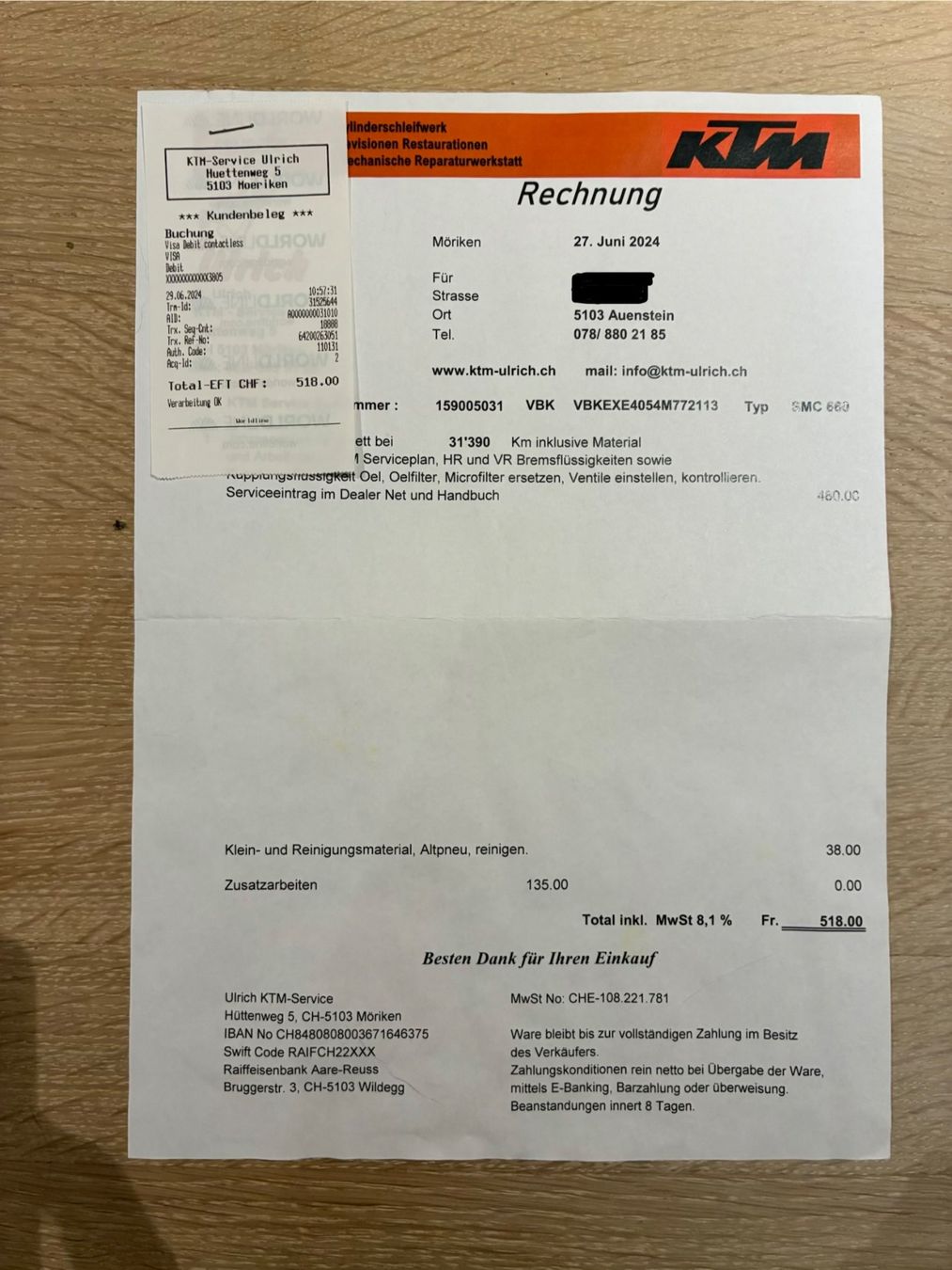 KTM Strada: KTM 660 Supermoto – Usato da Mönthal venduto da Br1ck 6