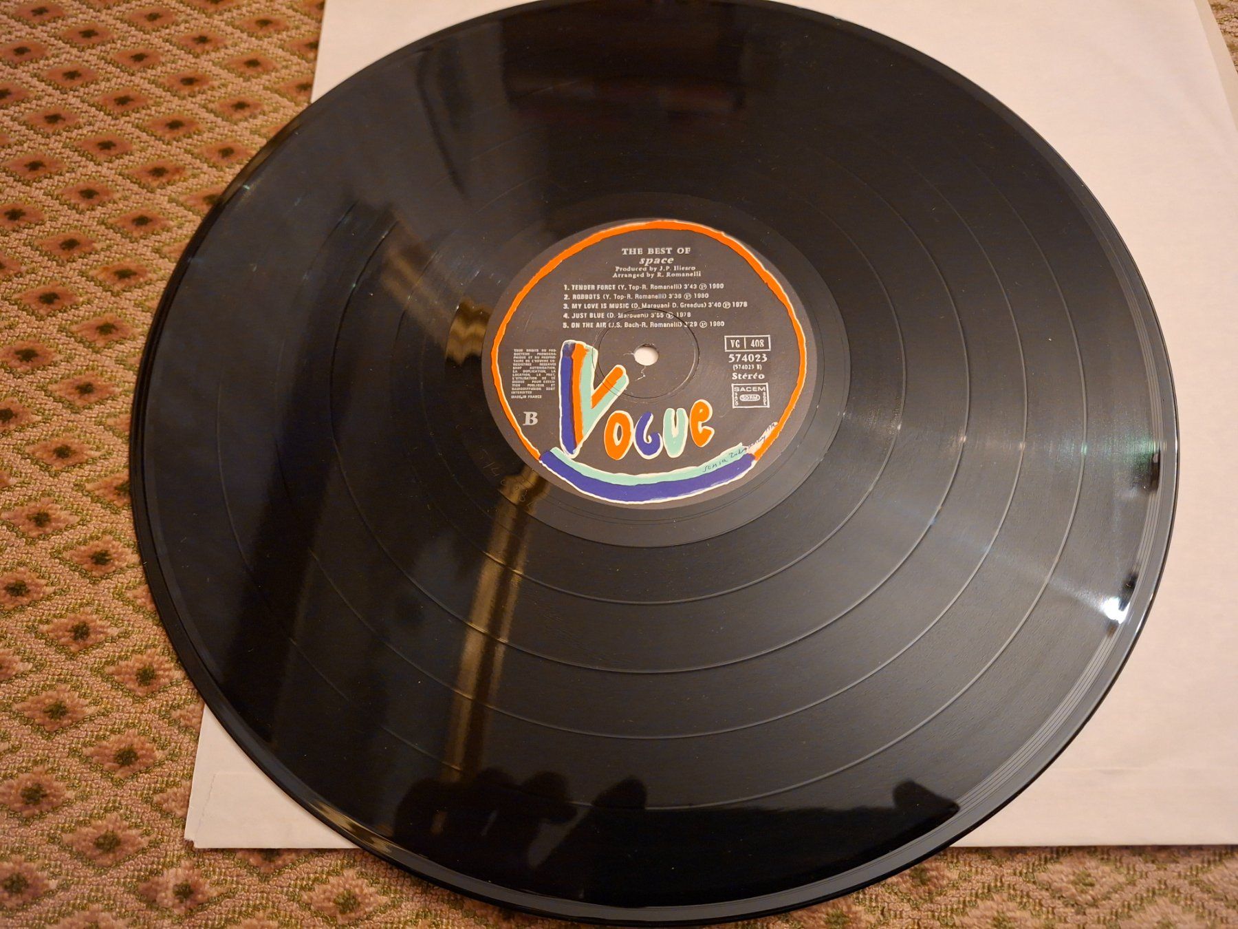 Vinyles: Synth-Pop LP - Le Meilleur de Space - 1981 - – D'occasion à Bernex par Wannabehasbeen01 6