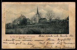 AK Granges-Marnand, L'Église, 1908