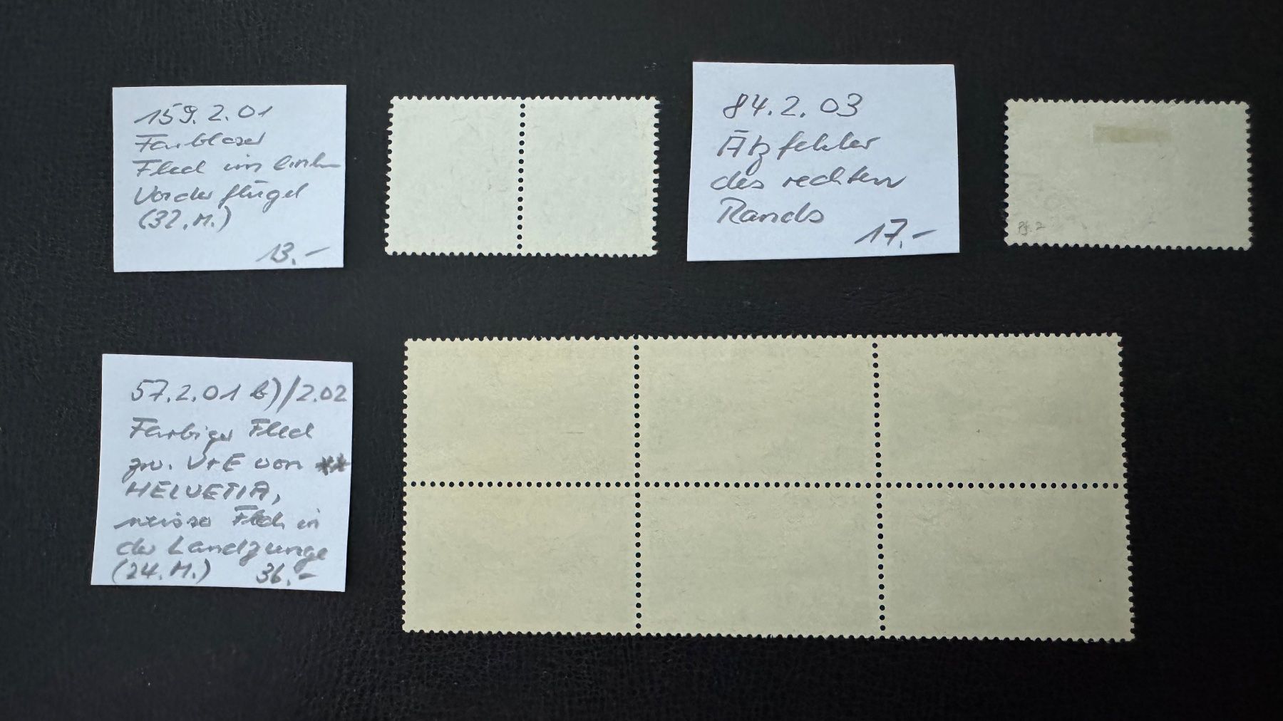 Tous les timbres: Pro Juventute, 3 ABARTEN, gestempelt/postfrisch – D'occasion à Stallikon par HILDECH1 5