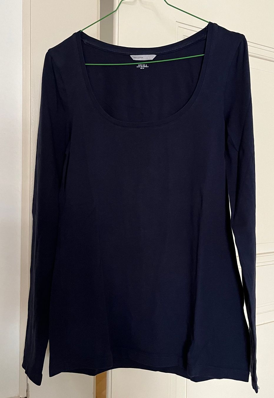 H&M Top: Pull basic bleu marine H&M Taille M – Usato da Genève venduto da Donnet2