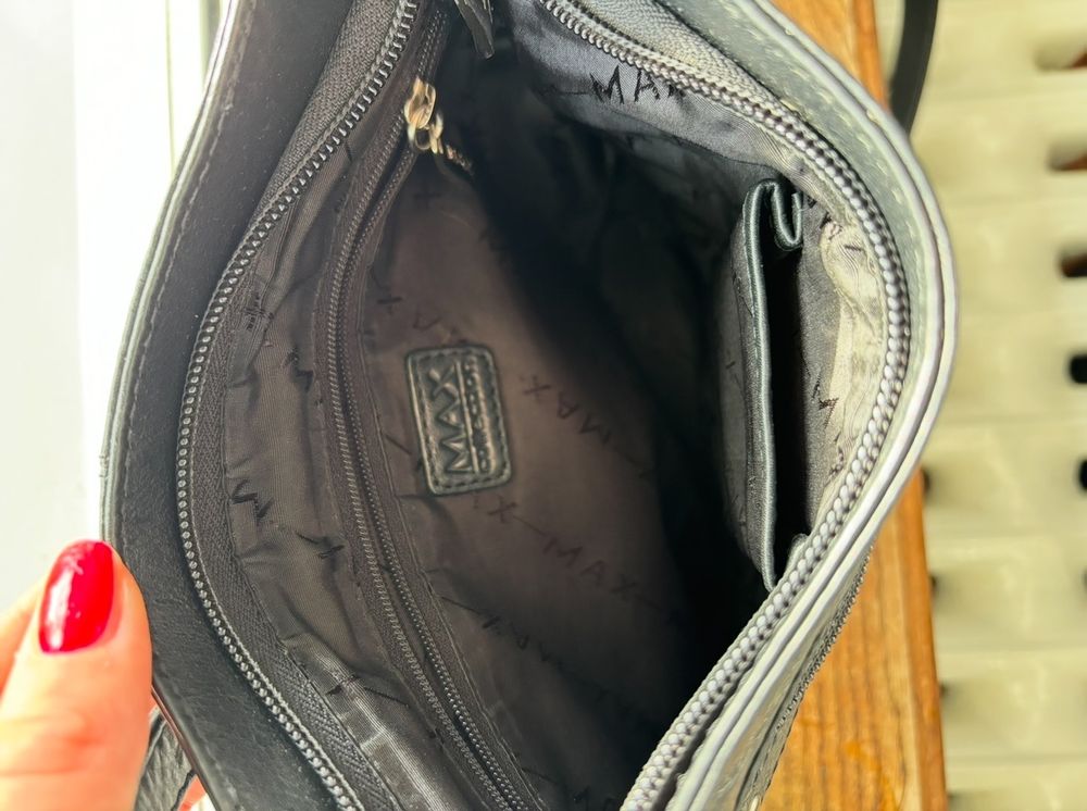 Borse: Schwarze Ledertasche Schultertasche Max Co. – Usato da Ostermundigen venduto da emily.to 2