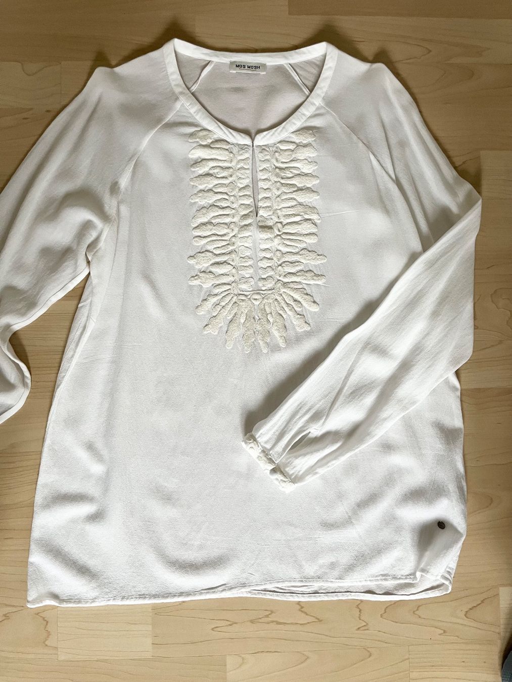 Tuniche: Mos Mosh: Bluse, weit geschnitten, creme, M – Usato da Luzern venduto da ellitussi