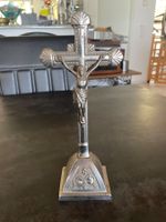 Ancien Crucifix en Métal