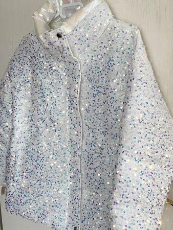 Winterjacke Mantel bis Gr.42 neu,  warm, weich Glitzermantel