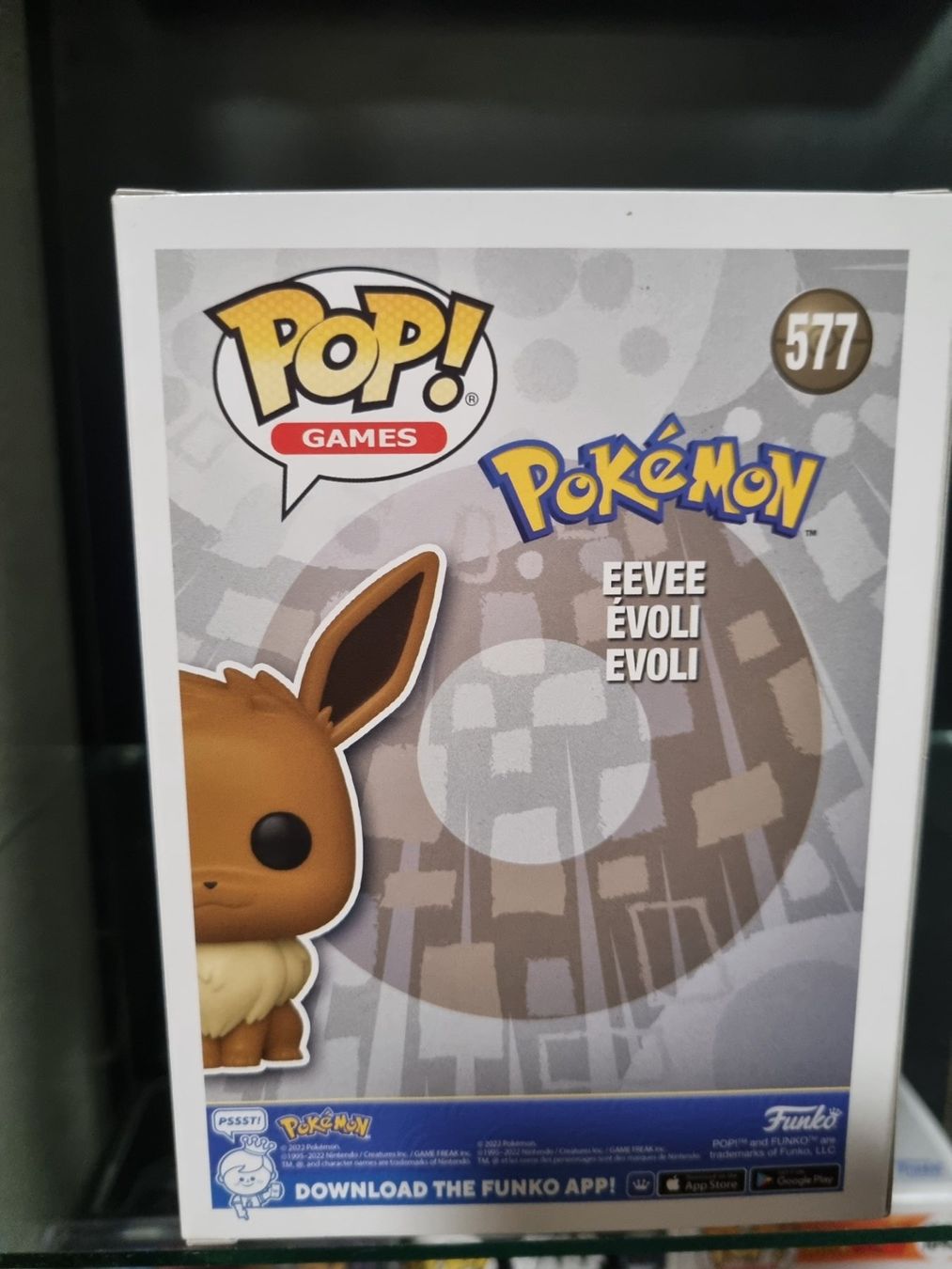 Funko Figuren: Funko Pop Pokémon #577 - Eevee • Evoli – Neu und originalverpackt aus Oberdorf NW von CollectingWorld 1
