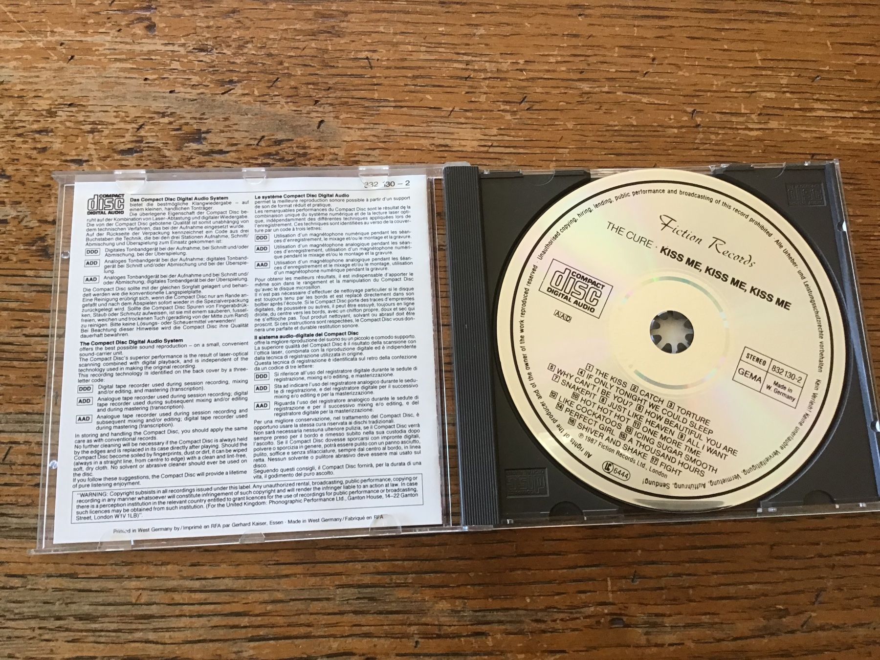 CDs: CD The Cure (2) – D'occasion à Fully par Ruby97 1