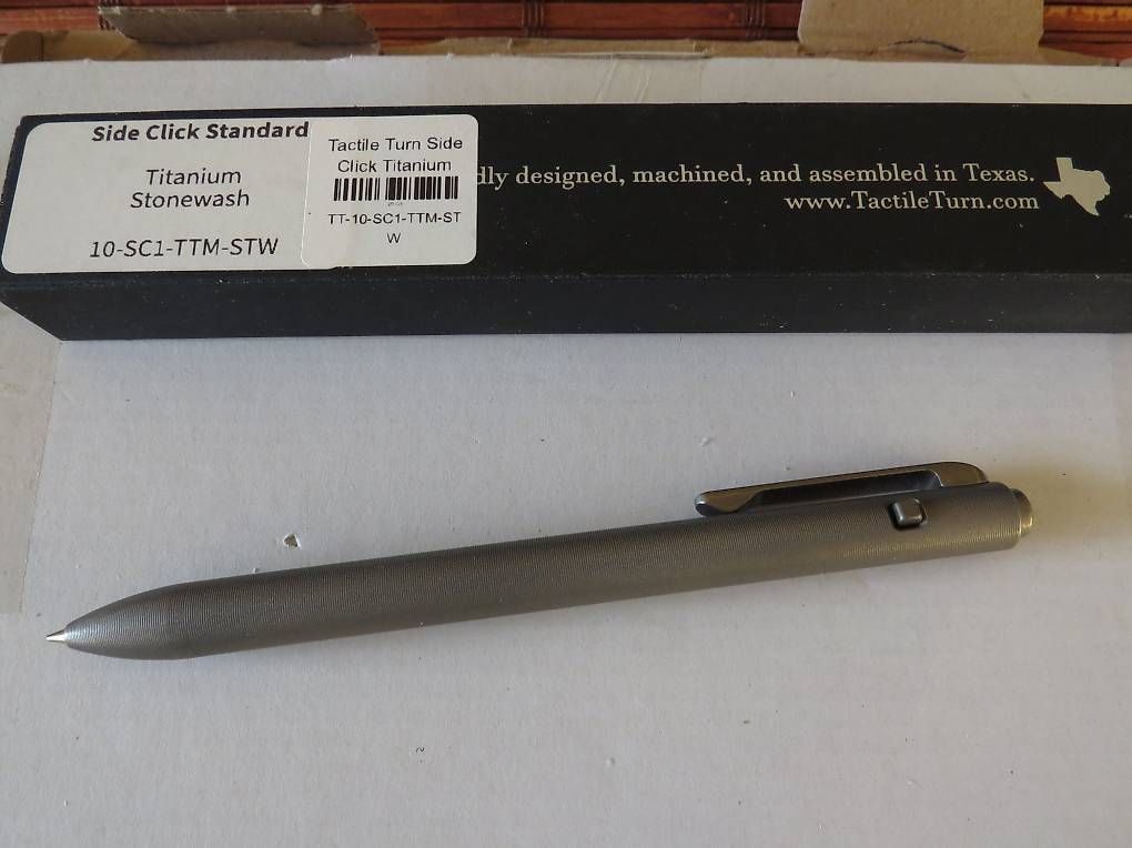 Penna & Evidenziatori: Tactile Turn Side Click Titanium Stonewashed  147 mm – Nuovo (secondo la descrizione) da Pratteln venduto da lupo_cattivo