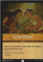 TCG LORCANA FLUTGESTALTEN ( 2ROF ) De 29 FOIL Letztes Gefech