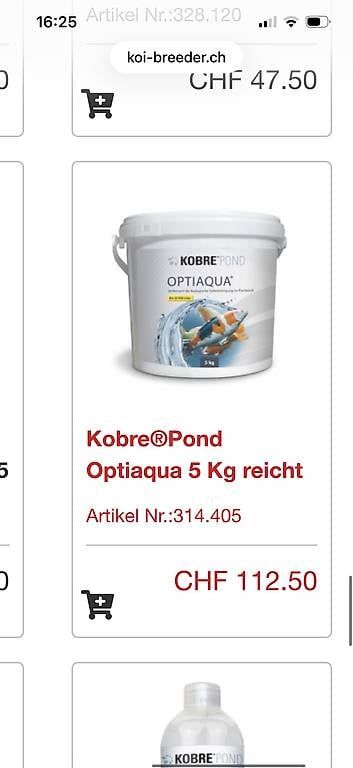 Düngerstreuer: Kobe Pond Optiaqua – Gebraucht aus Hinteregg von fbu02