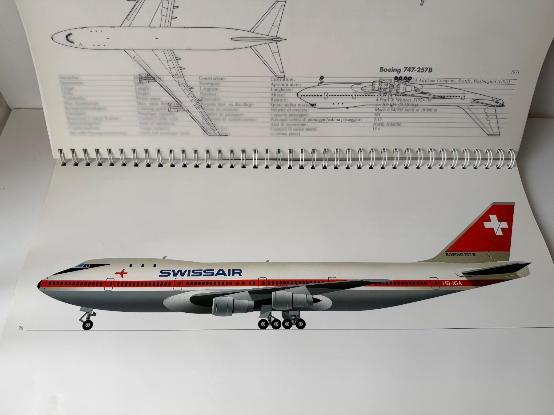 Livres: Swissair Flugzeug-Buch – D'occasion à Zwingen par moje1 2