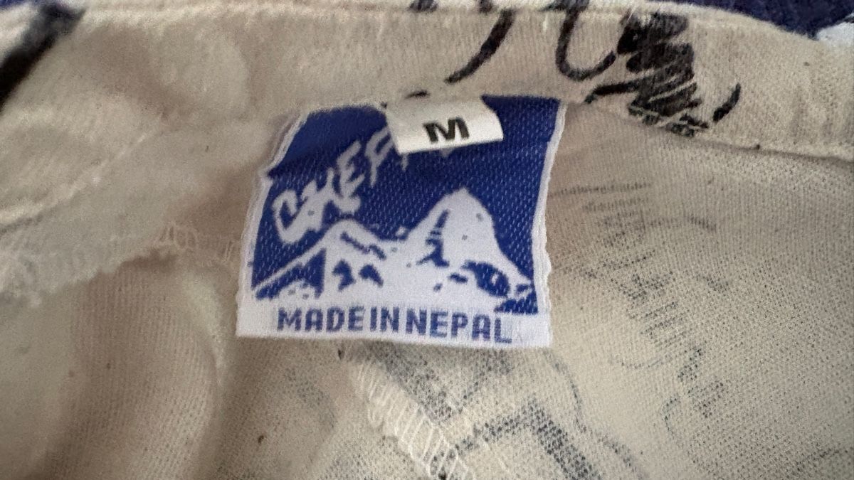 Vestiti: Maxikleid Schrägschnitt Baumwolle off white beige M 38 – Usato da Rheinfelden venduto da nad_6hrl 4