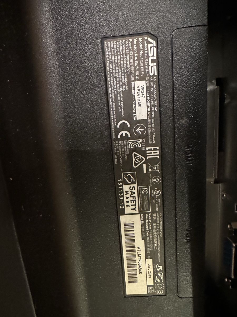 Monitor: Samsung & Asus 24" Monitore, gut erhalten – Usato da Dietikon venduto da vithya88 8