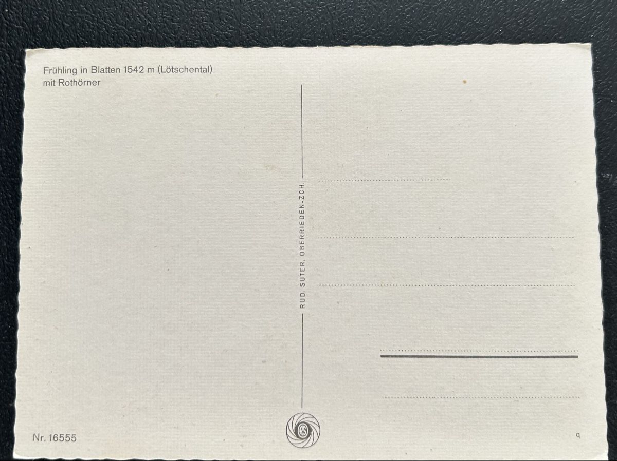 Cartes postales: Blatten im Lötschental  – D'occasion à Horw par Tellbub 1