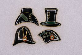 4 Pins  Offiziers Hüte