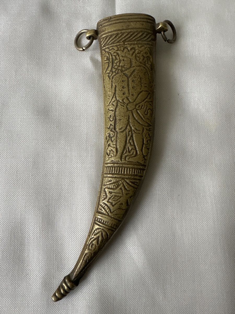 Tutte le decorazioni: Messingdolch Nazareth mit Gravur, defekt – Usato da Zürich venduto da Chaeffeler 4