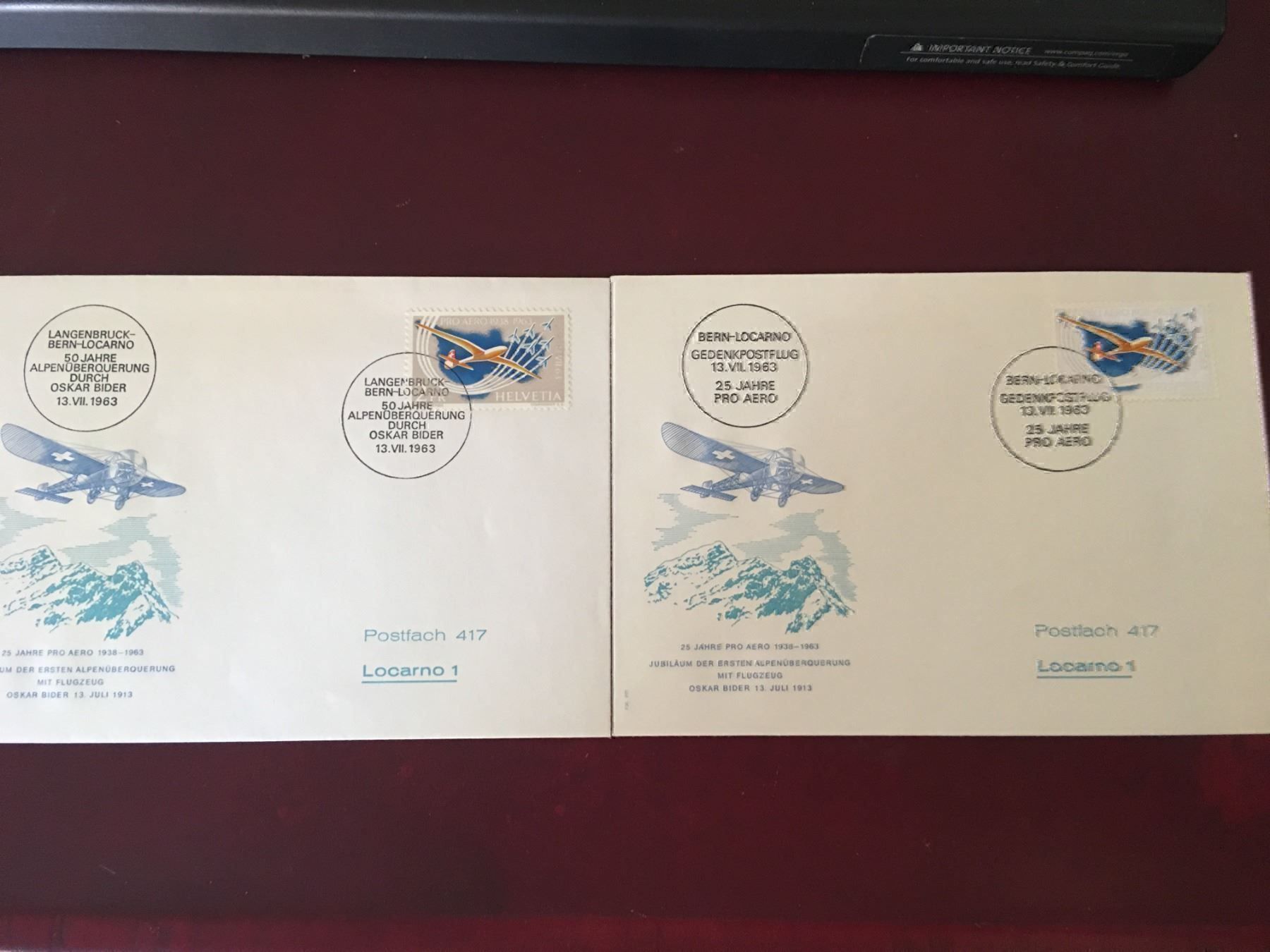Alle Briefmarken: FDC Flugpost – Neu (gemäss Beschreibung) aus Arch von Seil818